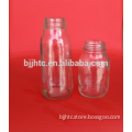 mini clear glass milk bottle